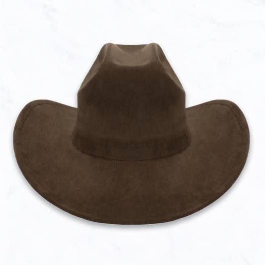 Suzie Q USA - Wholesale Cowboy Hat - Women's - Line Top Suede Western Cowboy Hat