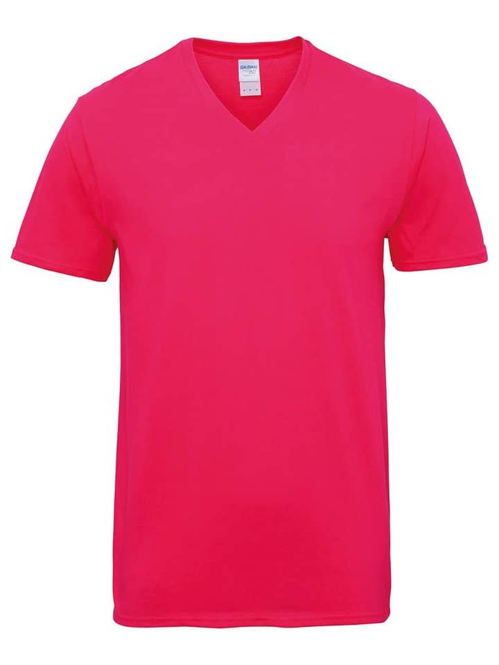 TheWorkwear - Venta al por mayor Camiseta - Hombre - Camiseta Premium Cotton® con cuello en V para adultos - Gildan
