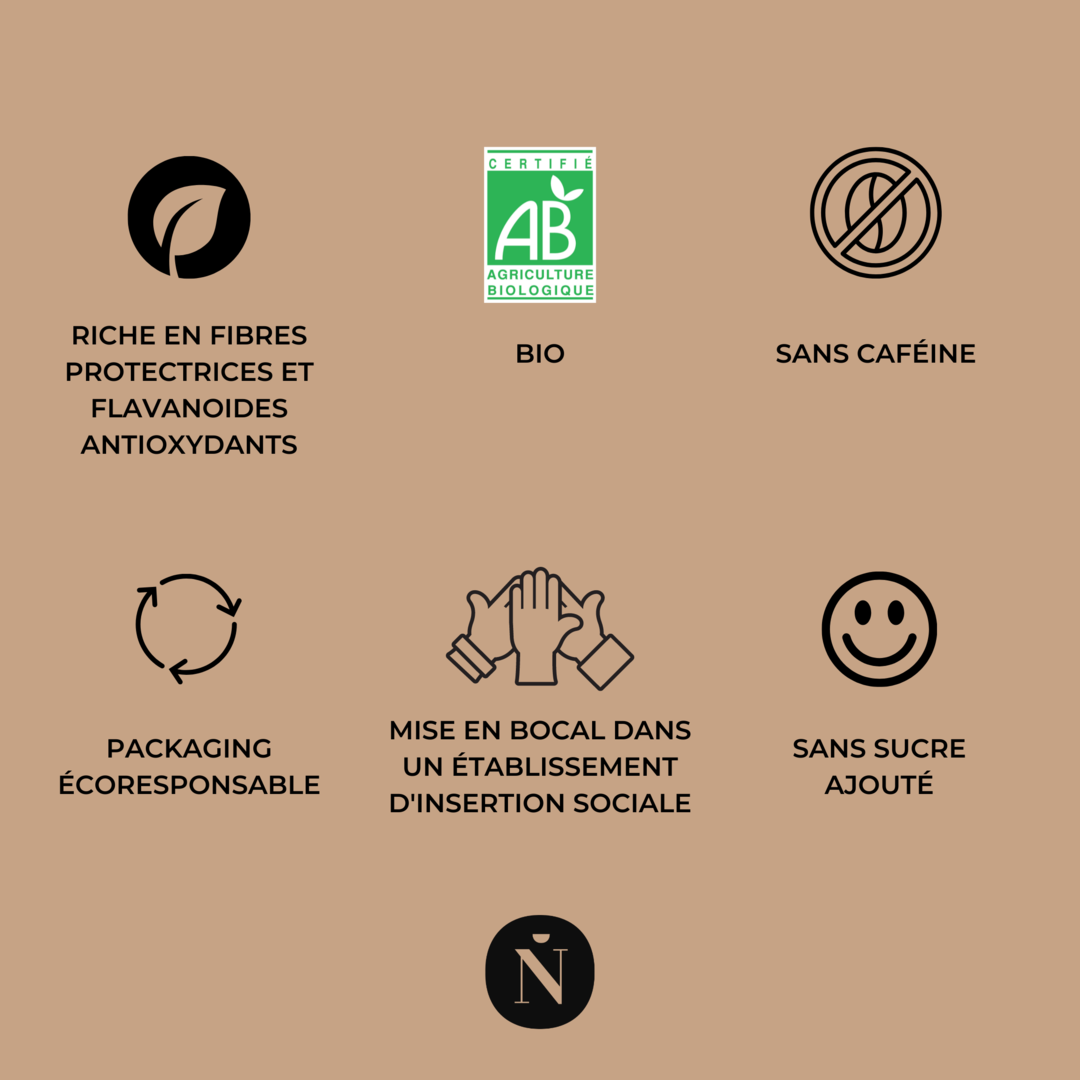 Nourée - Wholesale Hot Cocoa Mix/Kit - Organic Chicory with Chocolate - Cocoa Stop 🍫4