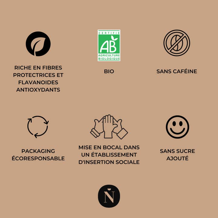 Nourée - Wholesale Hot Cocoa Mix/Kit - Organic Chicory with Chocolate - Cocoa Stop 🍫4