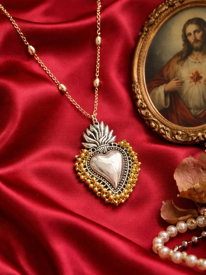 Halsband med heligt hjärta för wholesale av Wild & Free