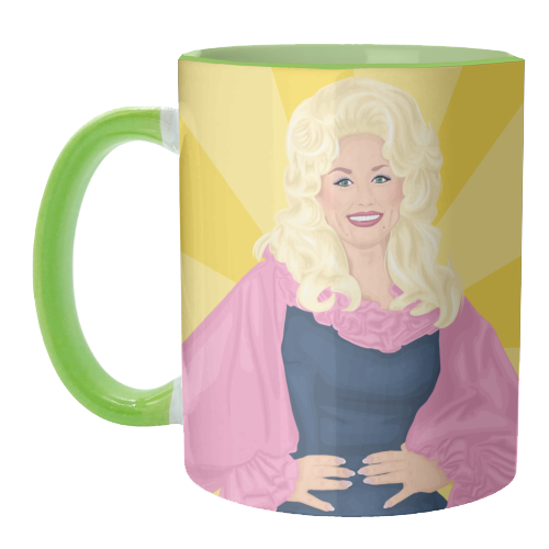 ART WOW – Caneca por atacado – Canecas 'Sunshine Dolly Parton'6