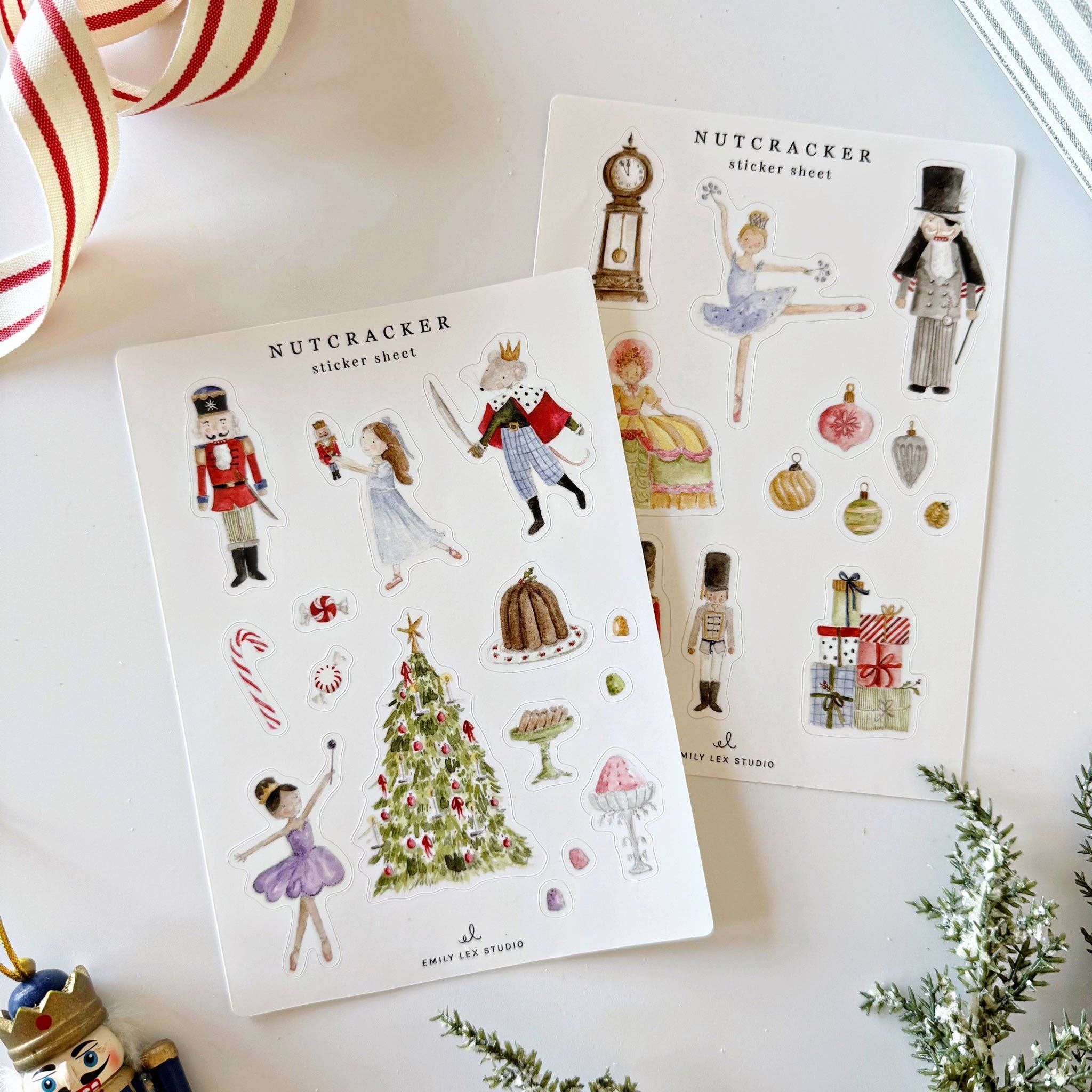 emily lex studio - Wholesale Sticker - nutcracker sticker sheets0