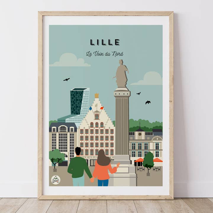 Manifesto LILLE - La Voix du Nord per la vendita all'ingrosso da parte di Les Petits Yéyés