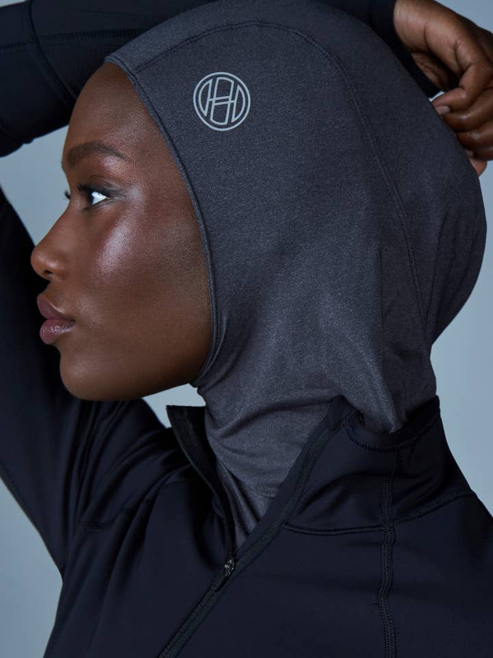 FlexFit Sport Hijab - Carbon for wholesale by Haute Hijab