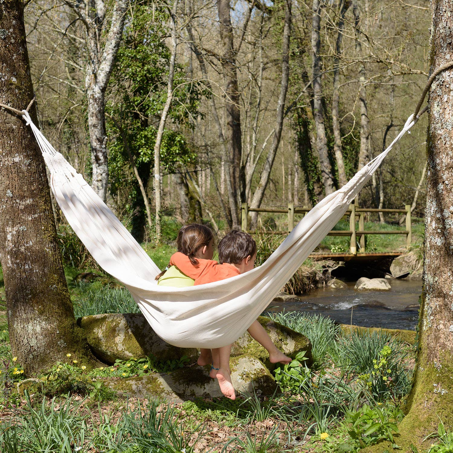 HUAIRURO - Wholesale Hammock - WOVEN COTTON HAMMOCK FOR ONE PERSON - ECRU1