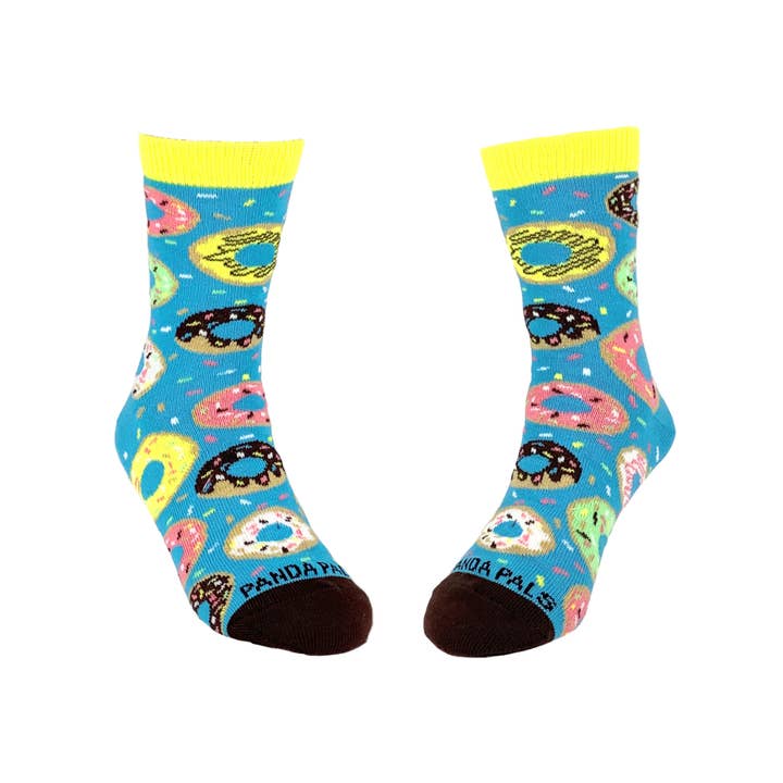 Socken mit Donuts-Muster von The Sock Panda (3-7 Jahre) für den Großhandel von Sock Panda