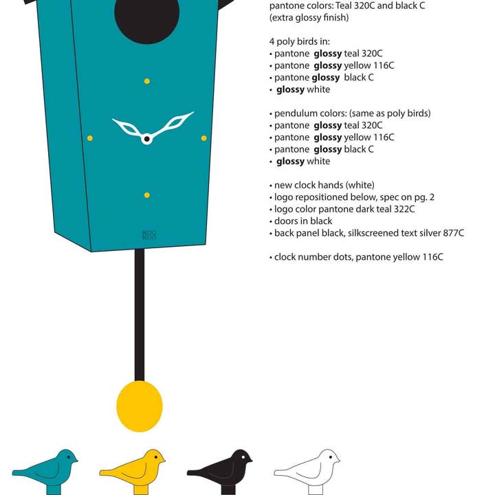 KOOKOO EU – Engroshandel Vægur – KOOKOO BirdHouse moderne gøgur19