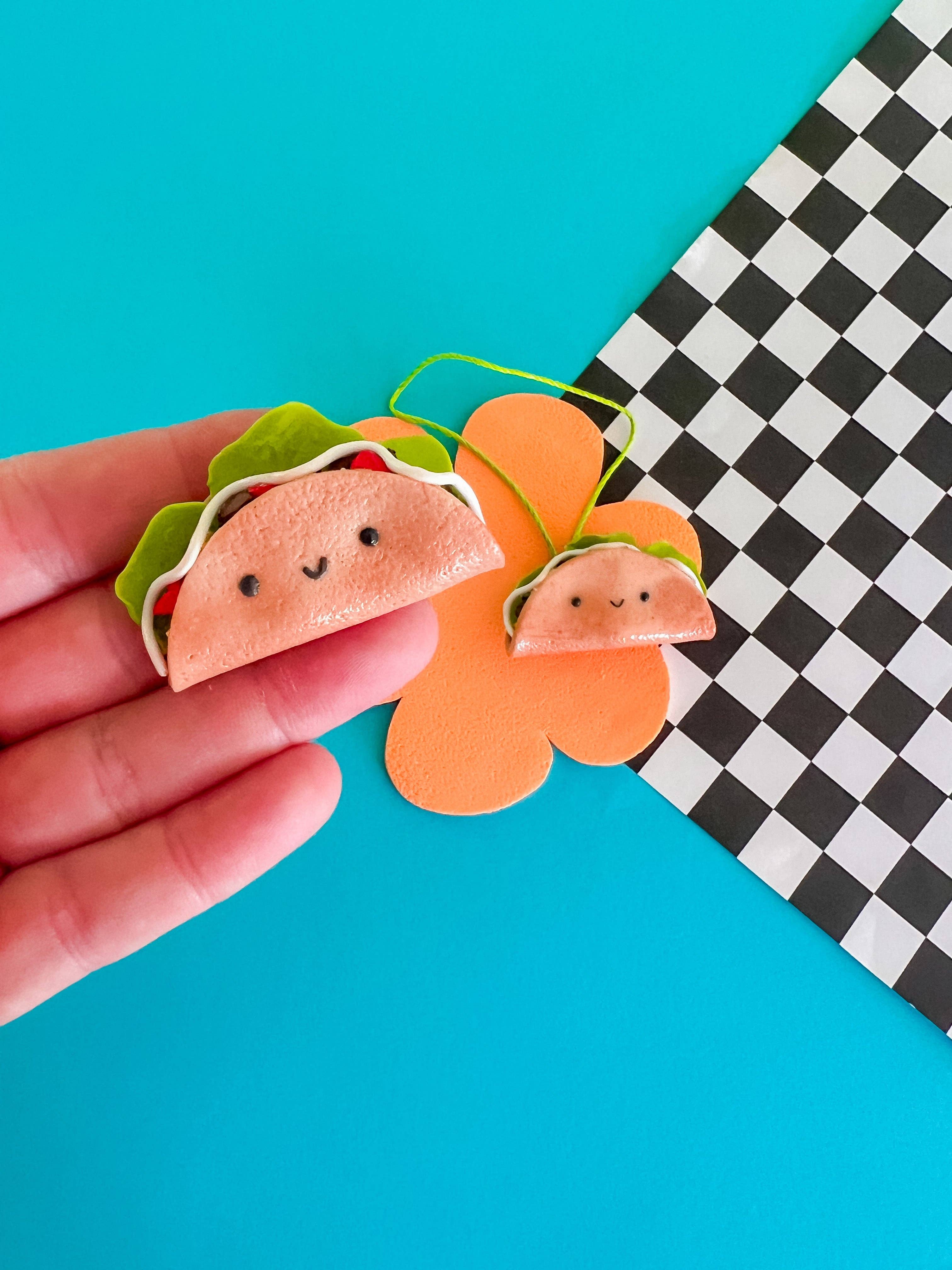 Larry’s Waffle Shop - Wholesale Ornament - Tina | Taco Magnet or Ornament1