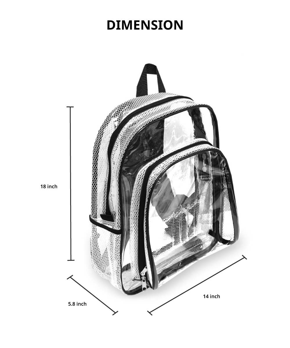 42POPS - Wholesale Crossbody Bag - Women's - `.Game Day Stadium Approved Clear Crossbody Bag19