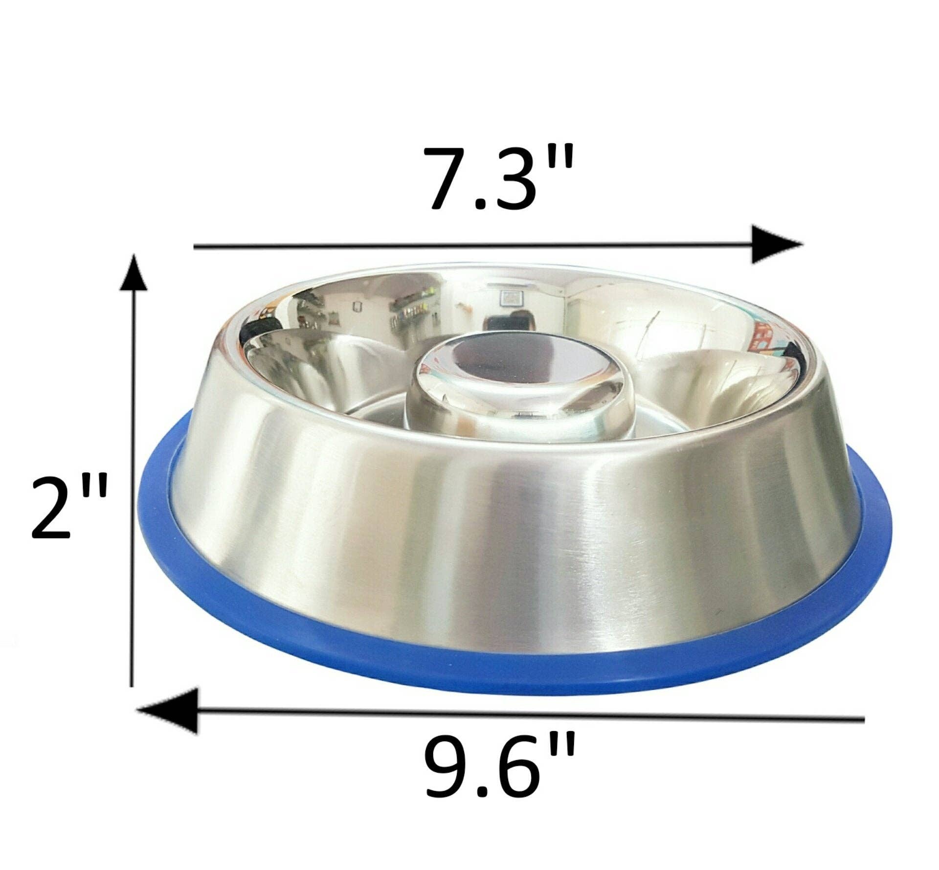 Mr. Peanut's - Wholesale Drinkbak - Kat/Hond - Mr. Peanut's Slow Feed Anti Bloat hondenbak met gebonden siliconen basis5