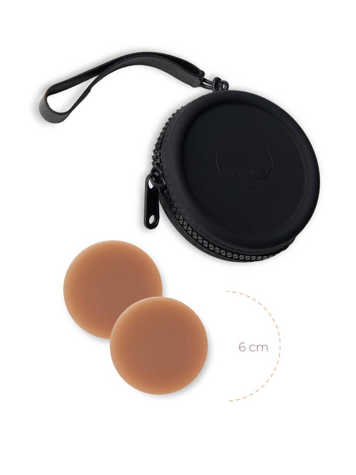 Boob-eez - Wholesale Nipple Pasties - Women's - x1 Silicone Travel Case + x1 Pair of "Headlight Hiders"19