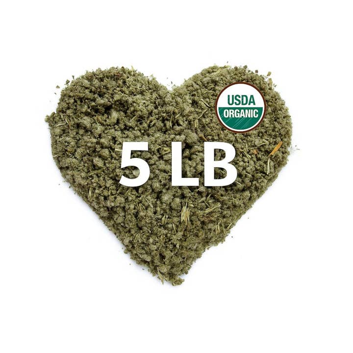 Organic Mullein Leaf – 5 lb Bulk | Verbascum thapsus | Loose Dried Leaves for Tea, Steams, Tinctures | Caffeine-Free Herbal Tea for wholesale by Zhivana Organics