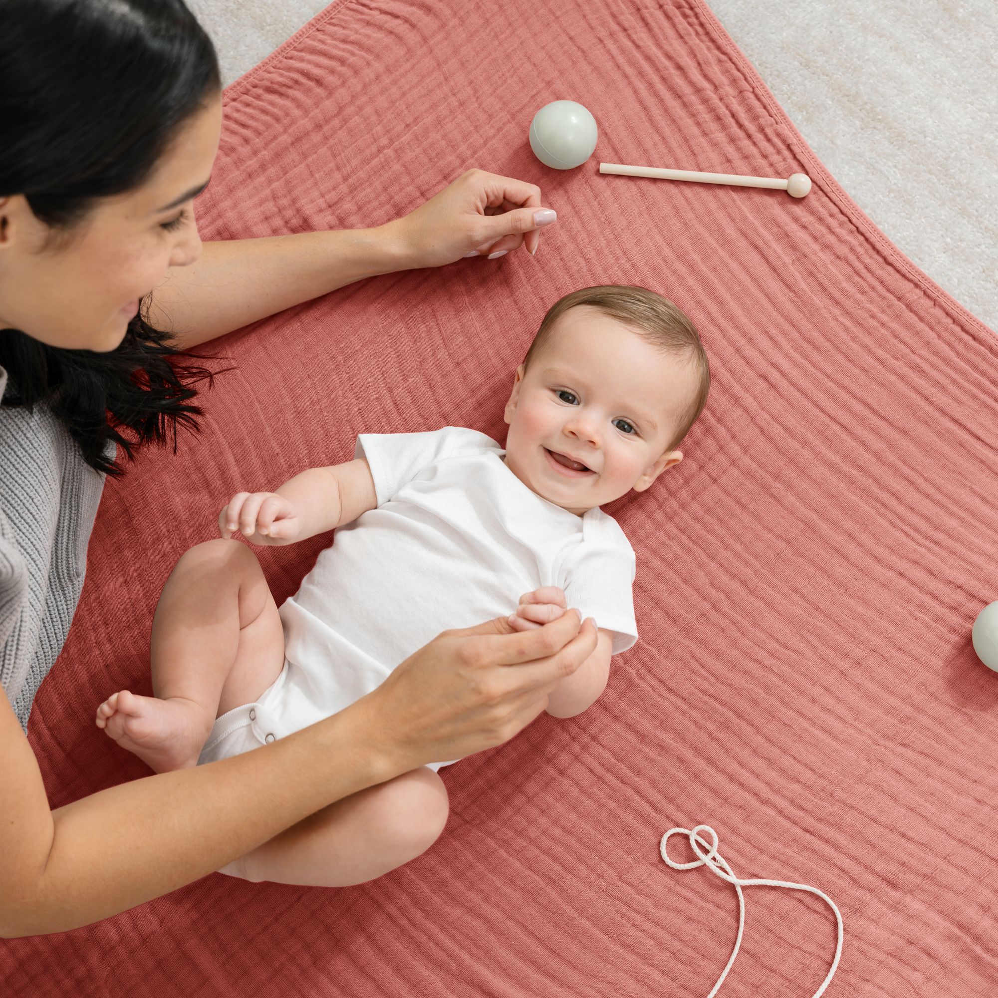 Comfy Cubs - Wholesale Bedding Blanket - Kids & Baby - Muslin Baby Blanket, 40" x 40" Swaddle Blanket by Comfy Cubs67