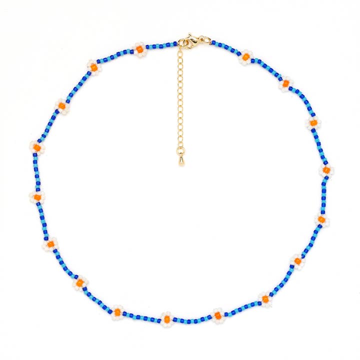 Gargantilha Flor Beatriz por atacado de OIYA