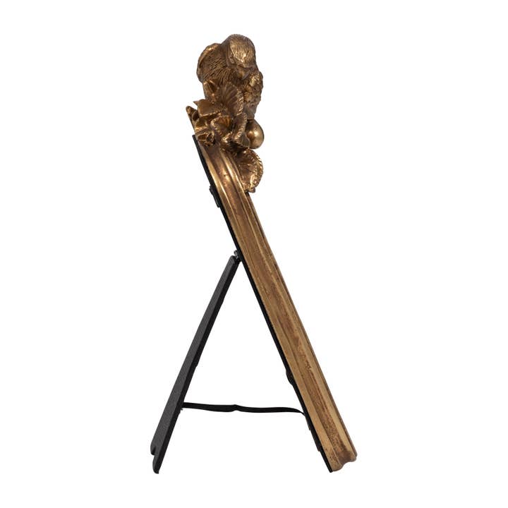 Sagebrook Home - Wholesale Picture Frame - Decorative Picture Frame - Gold Polyresin Bird, 4x6 in.7