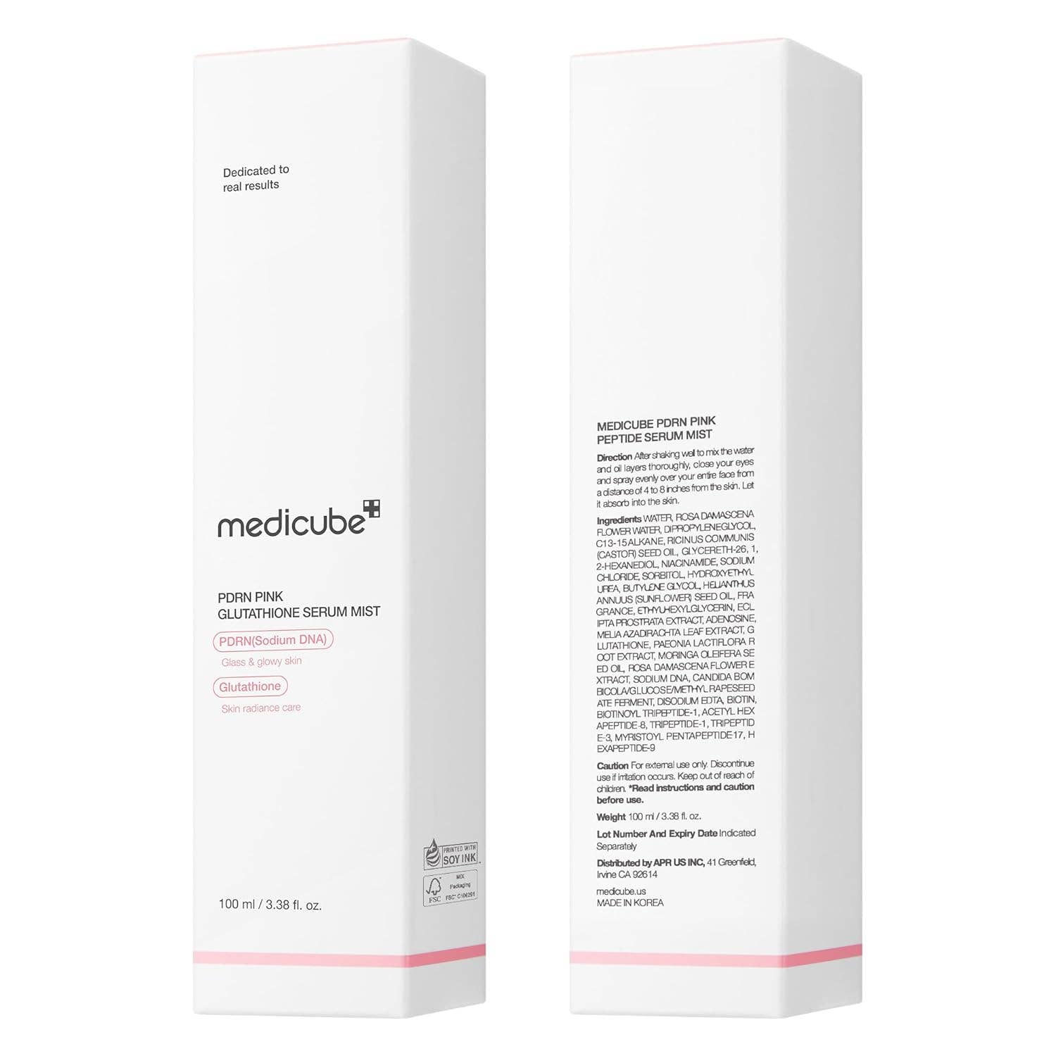 MEHIAZ - Wholesale Facial Serum/Concentrate - medicube Pink Glutathione Spray Serum – Radiant Skin 3.38oz6