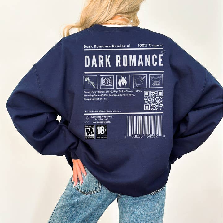 MagicMerchEmporium - Wholesale Graphic Sweatshirt - Women's - DARK ROMANCE READER Sweatshirt3