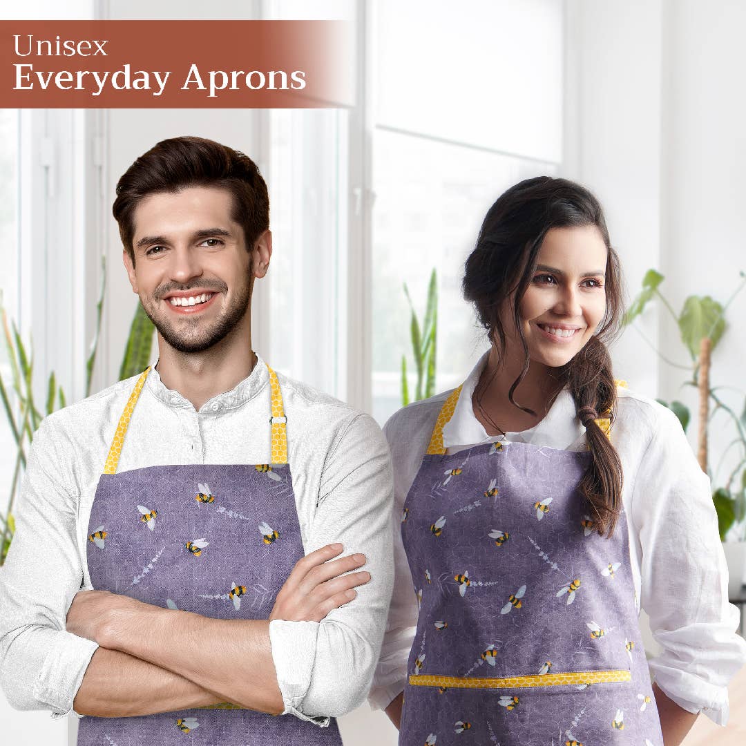 Maison d'Hermine - Design in Every Thread - Wholesale Apron - Apron 100% Cotton - Everyday Cooking - Bees Are Buzzing5