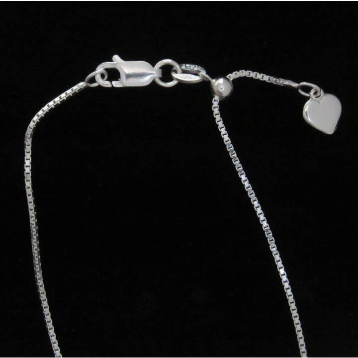 Sterling Silver Adjustable Box 19Chain for wholesale by Zeppo Merchandisers Inc