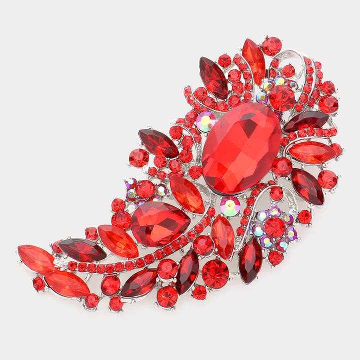 Sensibling Corp. – wholesale Brooch – Multi Stone Embellished Pin Brooch12