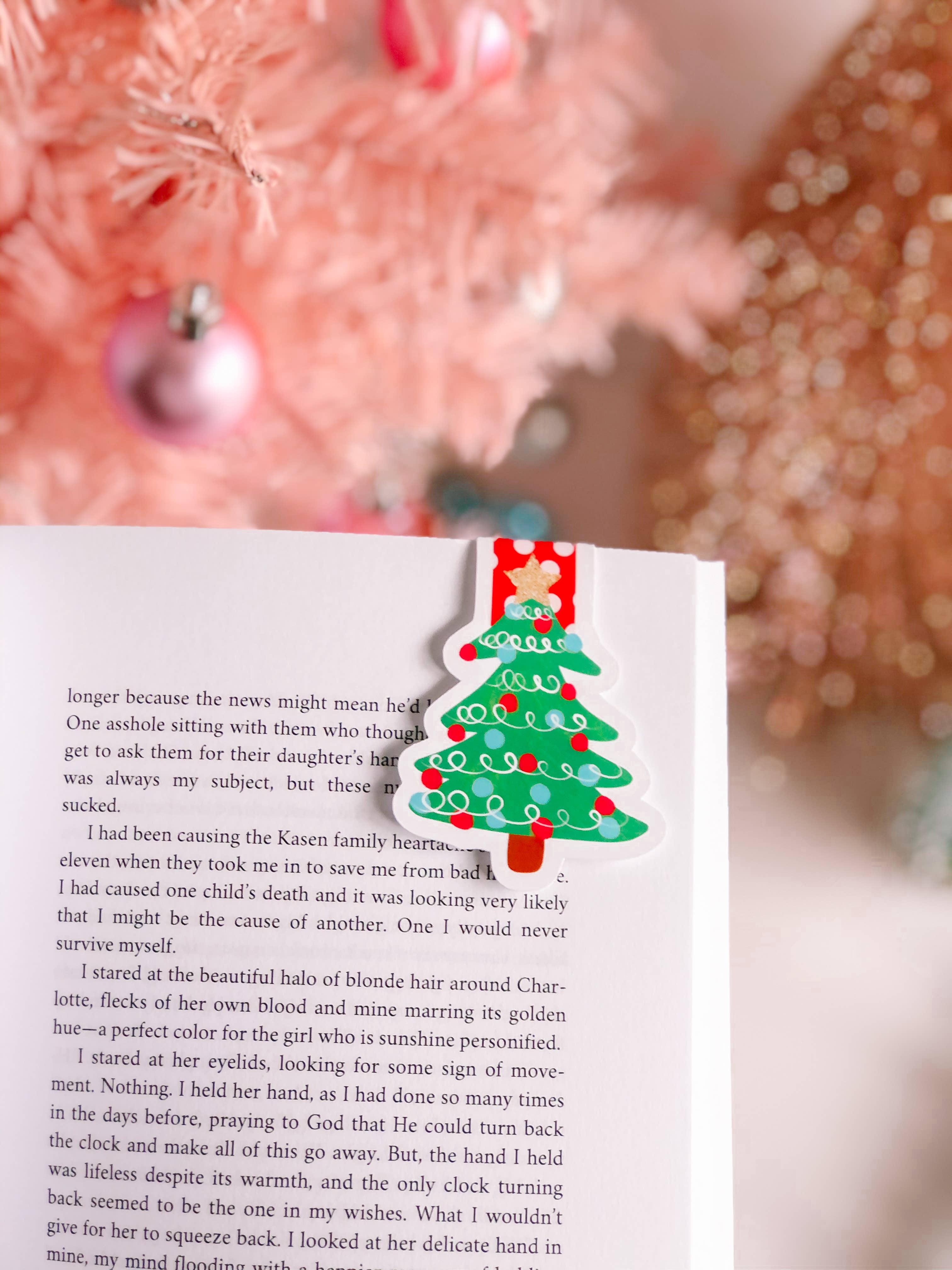 Emily Cromwell Designs - Wholesale Bookmark - Christmas Tree Magnetic Bookmark1