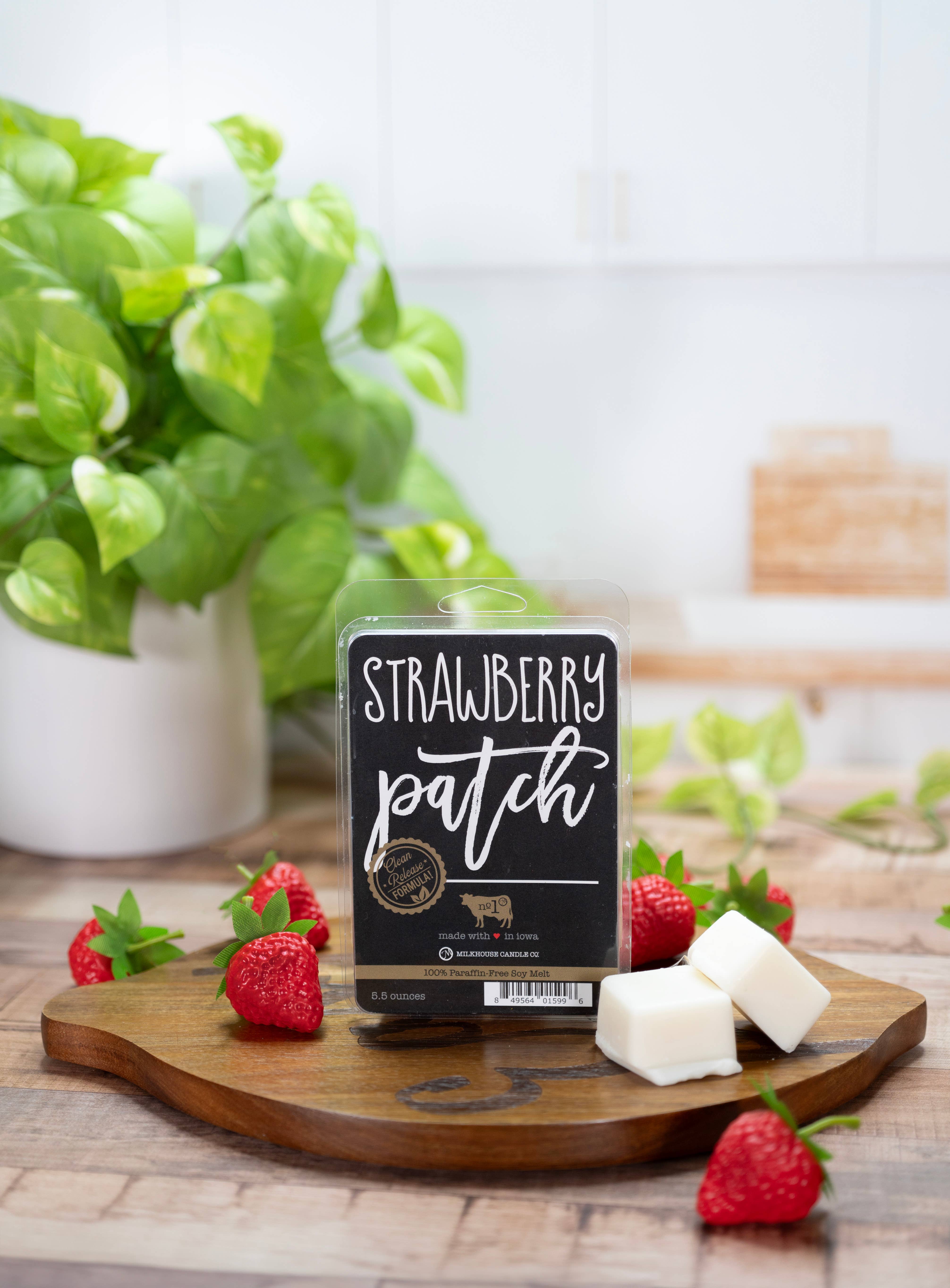 Milkhouse Candle Company - Wholesale Wax Melt - 5.5 oz Wax Melts: Strawberry Patch1