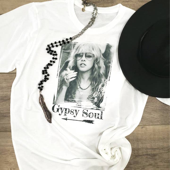 Funk Town Tees - Wholesale T-Shirt (Graphic) - Women's - Gypsy Soul Retro Rock and Roll Graphic Tee