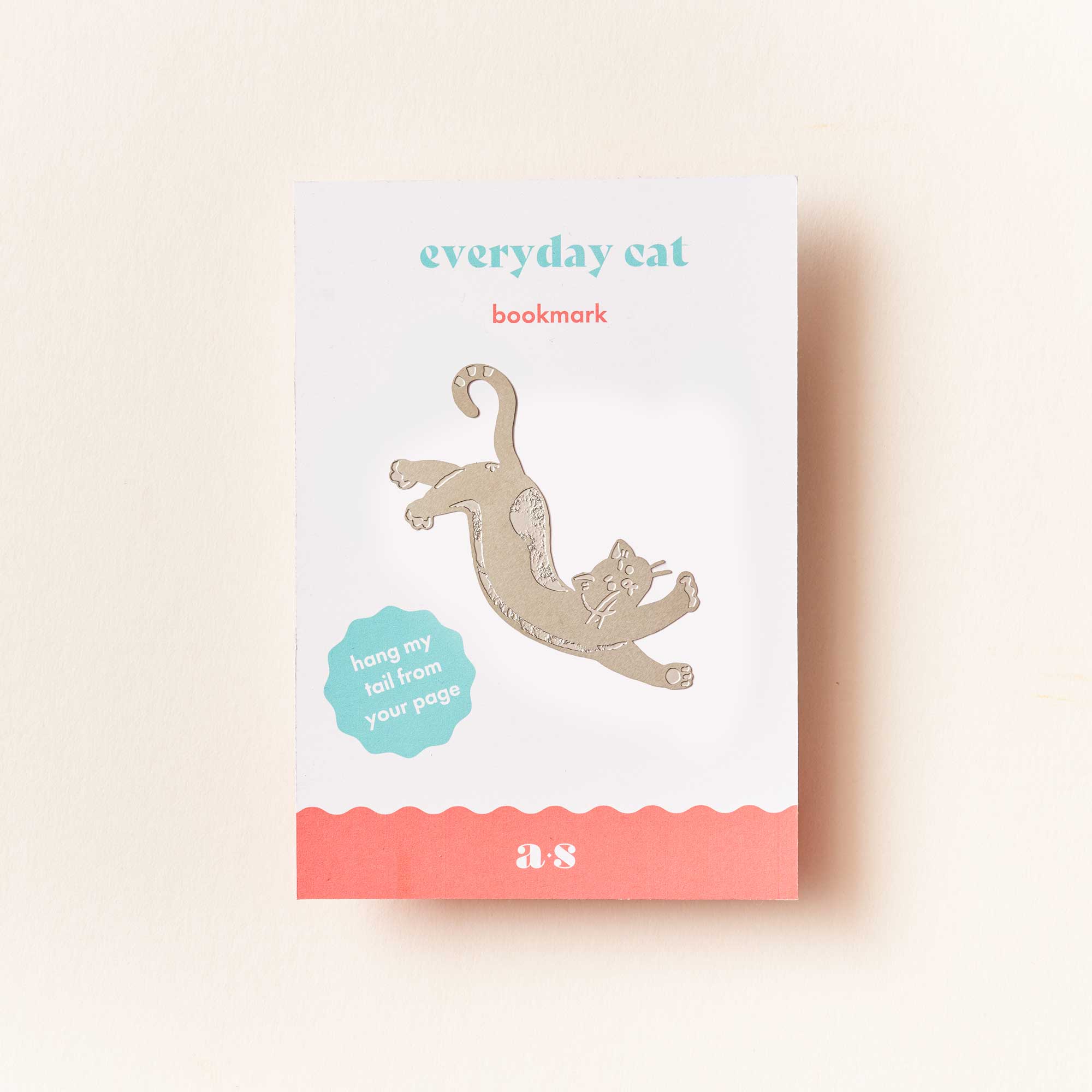 Another Studio UK – Großhandel Lesezeichen – Lesezeichen – Everyday Cat, Lesezeichen aus Stahl mit Katzenmotiv1