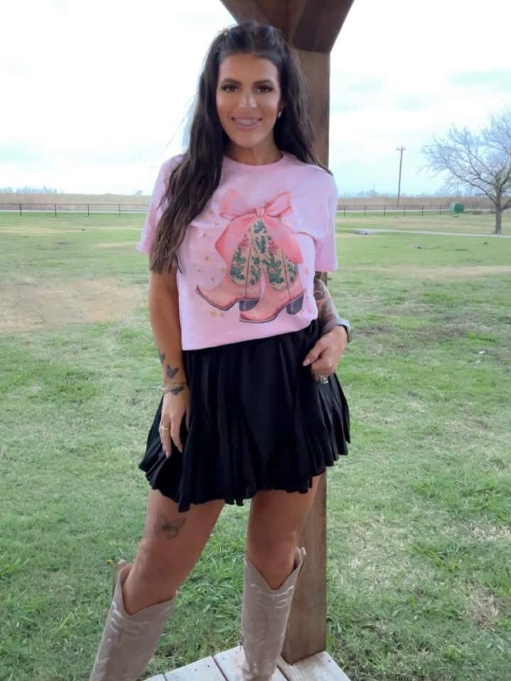 Juleboots t-shirt for engroshandel hos Sugar & Velvet Collective Wholesale