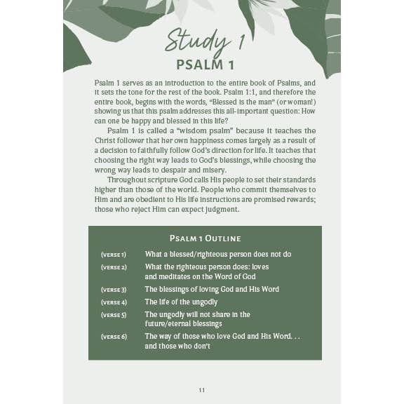 Barbour Publishing, Inc. - Wholesale Religion - Psalms : An All-in-One Study on God's Song Book5