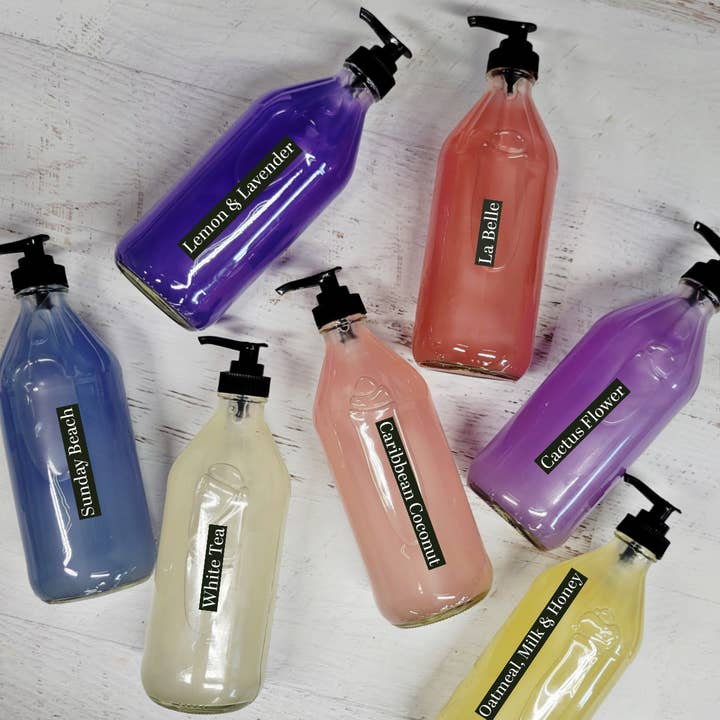 Unlabeled 17oz Hand Soap for wholesale by Simplified Soap