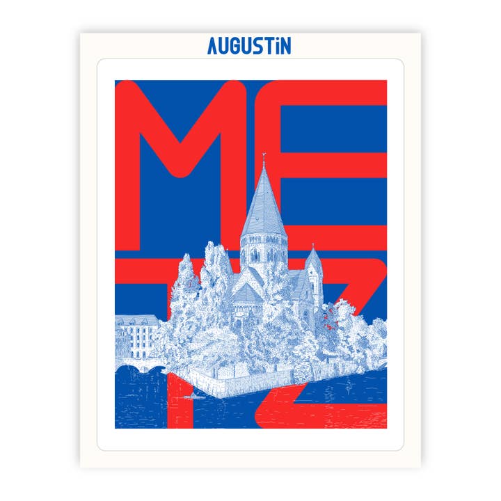 Augustin - Wholesale Poster - Metz (red) - display1