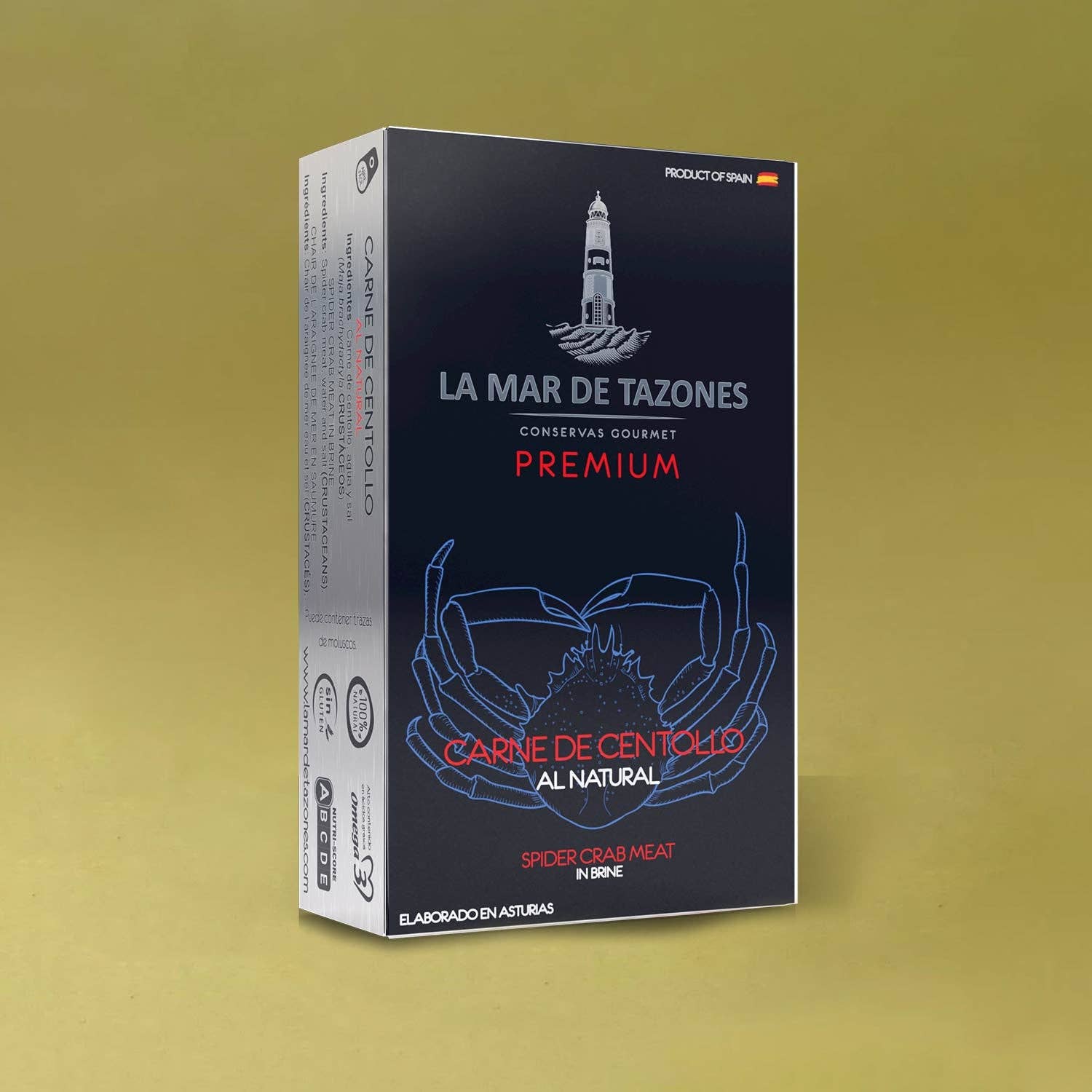 Lata - Wholesale Tinned Fish - La Mar de Tazones Spider Crab Meat Premium7