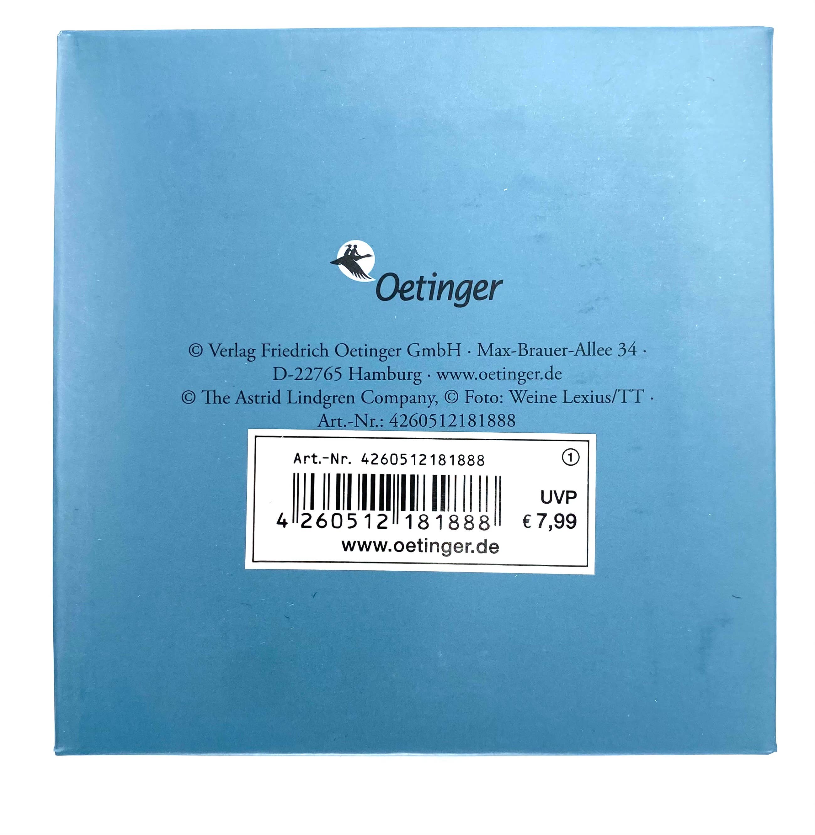 Salzmann Restwaren GmbH - Vendita all'ingrosso Set di cartoleria/cancelleria - Confezioni da 500 fogli di bloc notes Astrid Lindgren4
