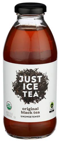KeHE Distributors, LLC - Wholesale Iced Tea - Just Ice Tea Original Unsweetened Black Tea, 16 fl oz0