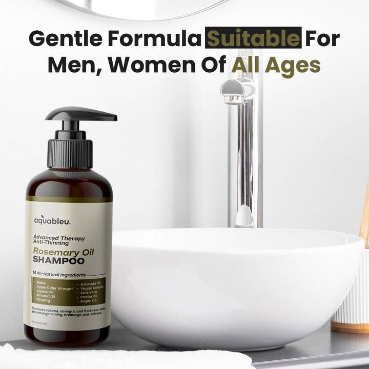 Aquableu - Wholesale Shampoo - Geavanceerde Therapie Anti-Dunner Worden Rozemarijnolie Shampoo 473 ml4