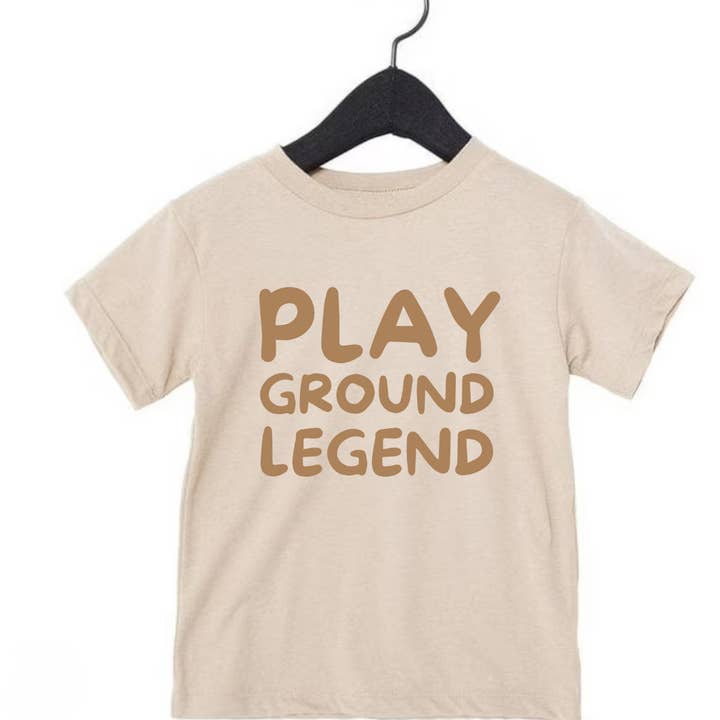 Camiseta gráfica de manga corta Playground Legend para venta al por mayor de ntrl co.