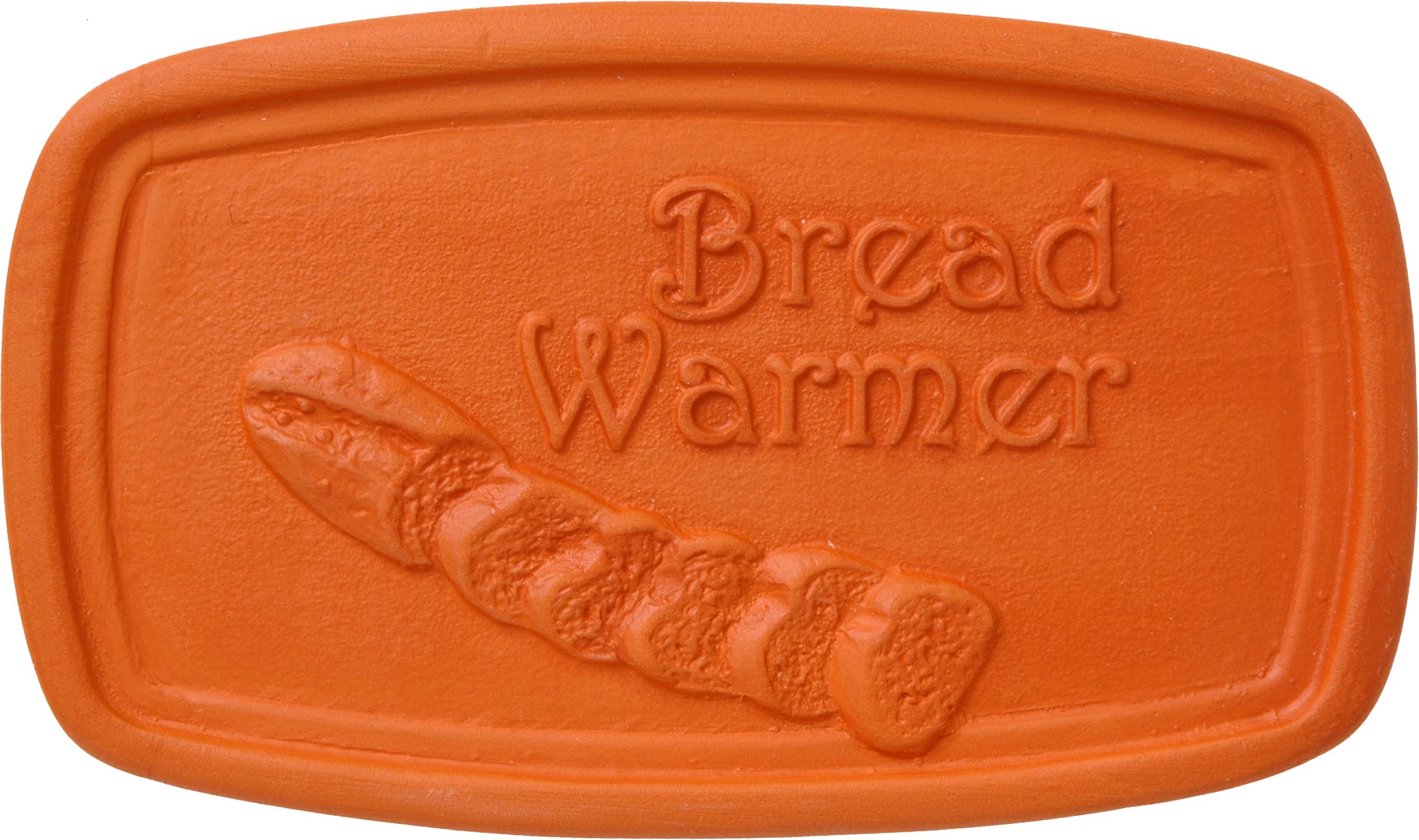 JBK Pottery - Wholesale Bread Pan - Bread Warmer - Baguette Design - 3 X 5 Inch Terra Cotta