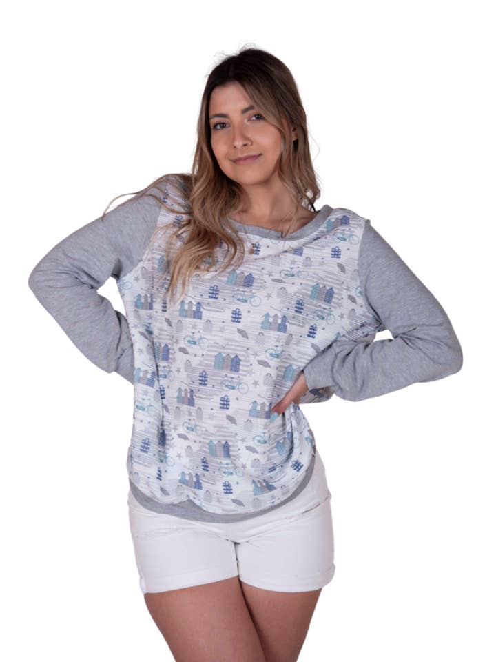 4GFS22 Sweatshirt Girassol Beach for engroshandel hos Girassol