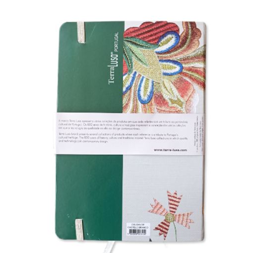Terra Lusa - Venta al por mayor Cuadernos - Cuaderno con funda dura inspirado en bordado Castelo Branco1