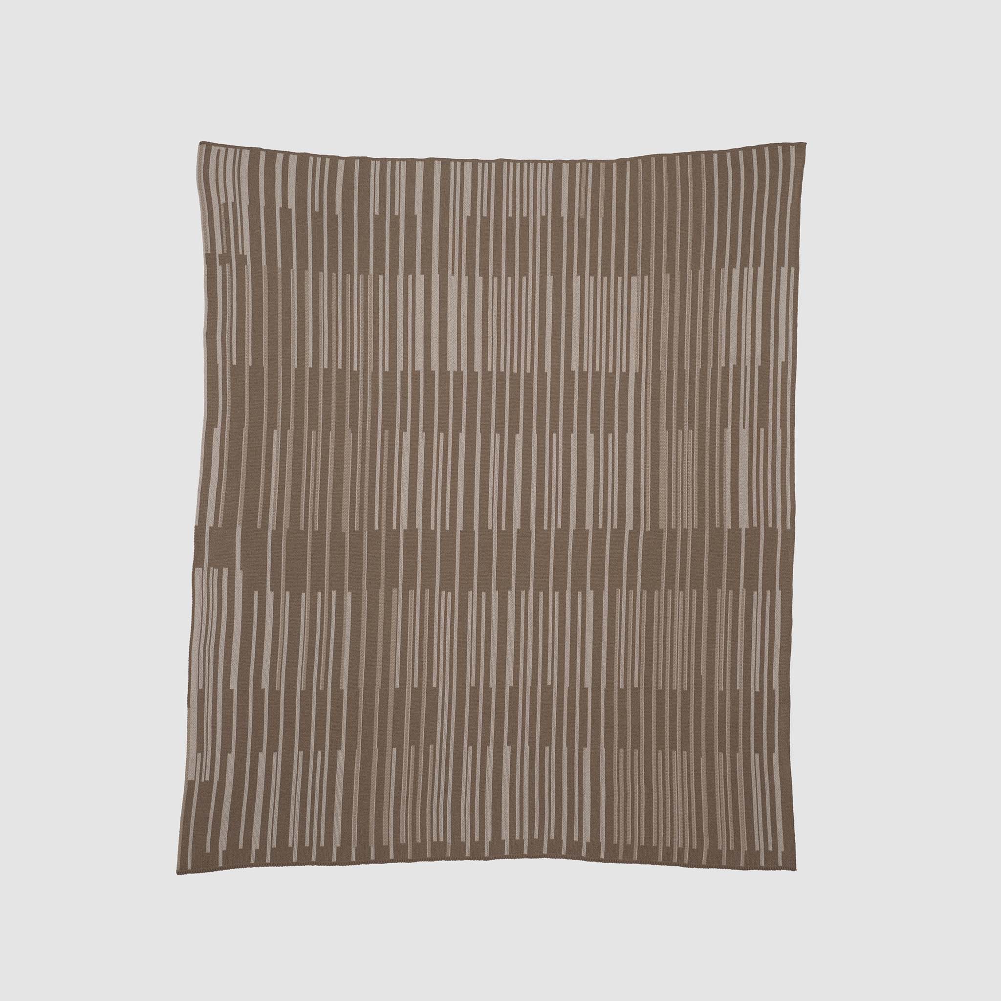 In2Green – Großhandel Überwurfdecke – Nachhaltige Baumwoll-Strickdecke mit Streifen - Gewaschen von Jill Malek2