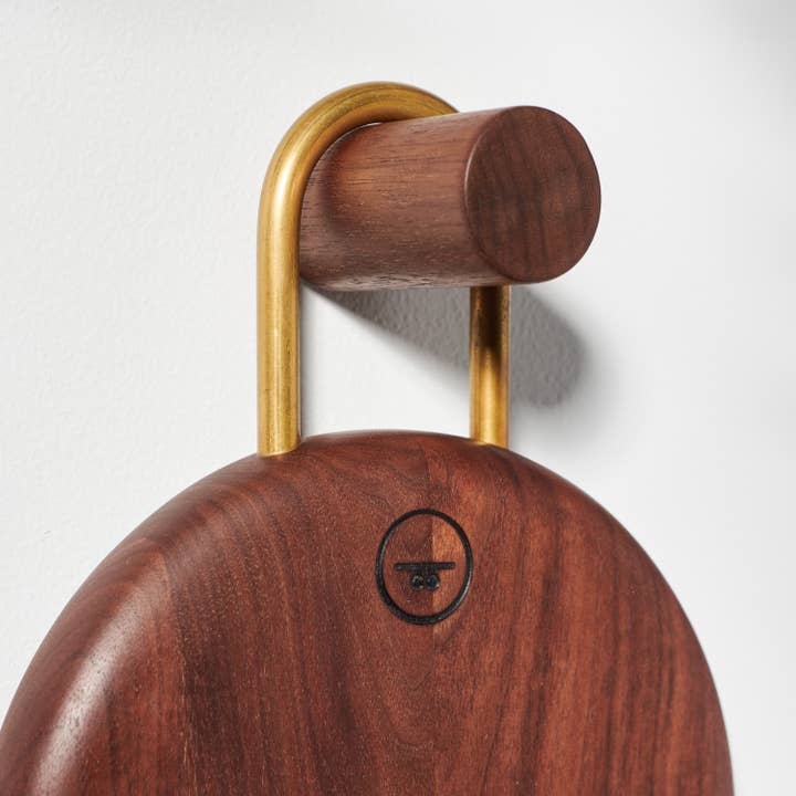 Untitled_Co - Wholesale Serving Tray - Modern Curvy Wood Serving Board with Brass Handle - Kenneth5