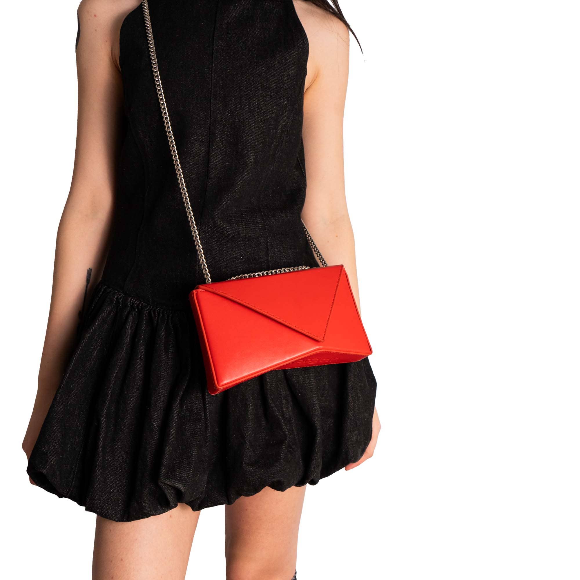 veni morgan - Wholesale Clutch Bag - Women's - ori in red leather3