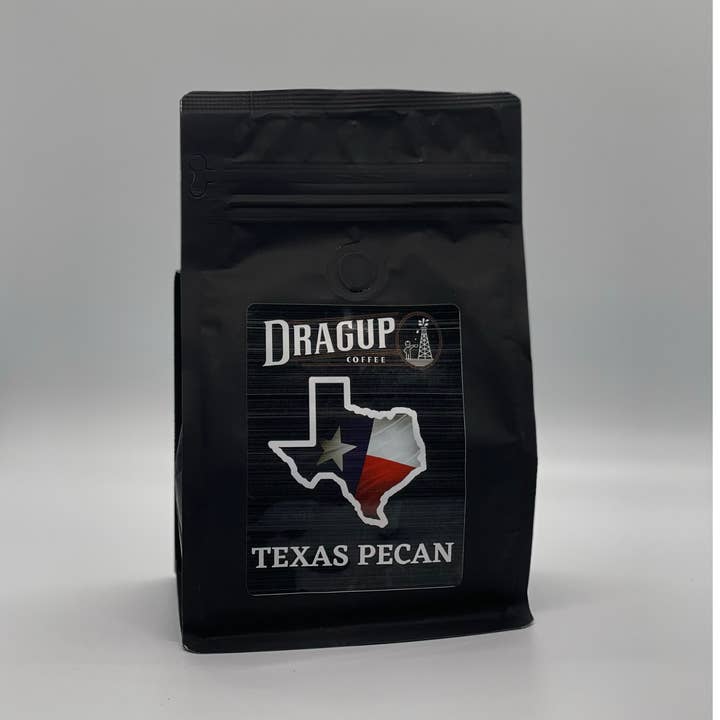 Drag Up Coffee – wholesale Ground coffee – Texas Pecan 12oz
