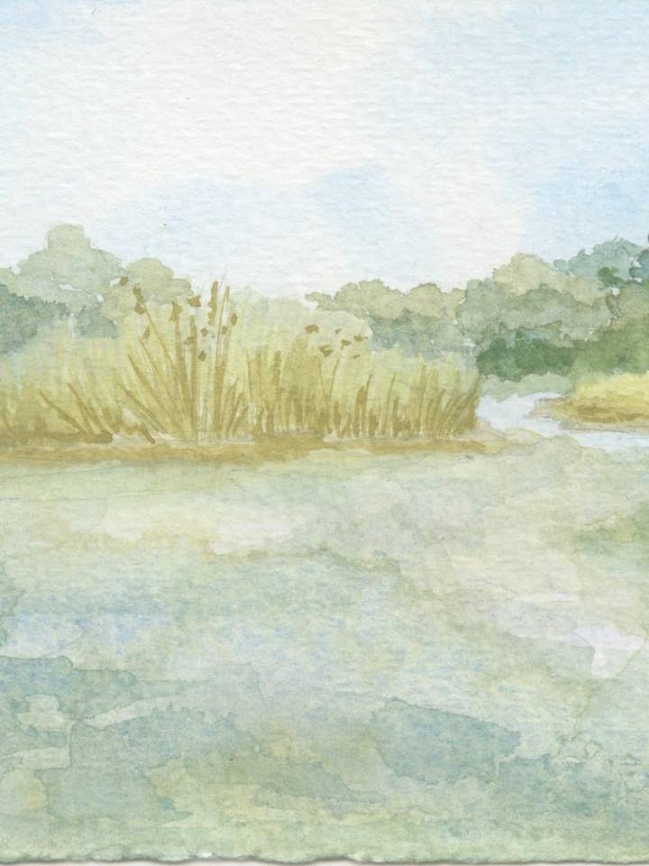 Inland Lake - Up North, 2025 - ART PRINT for wholesale by Hattie Darling