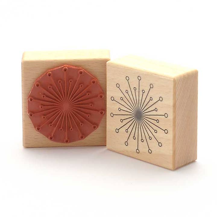 Motivstempel Titel: Astrostern mit Punkten für den Großhandel von Heindesign