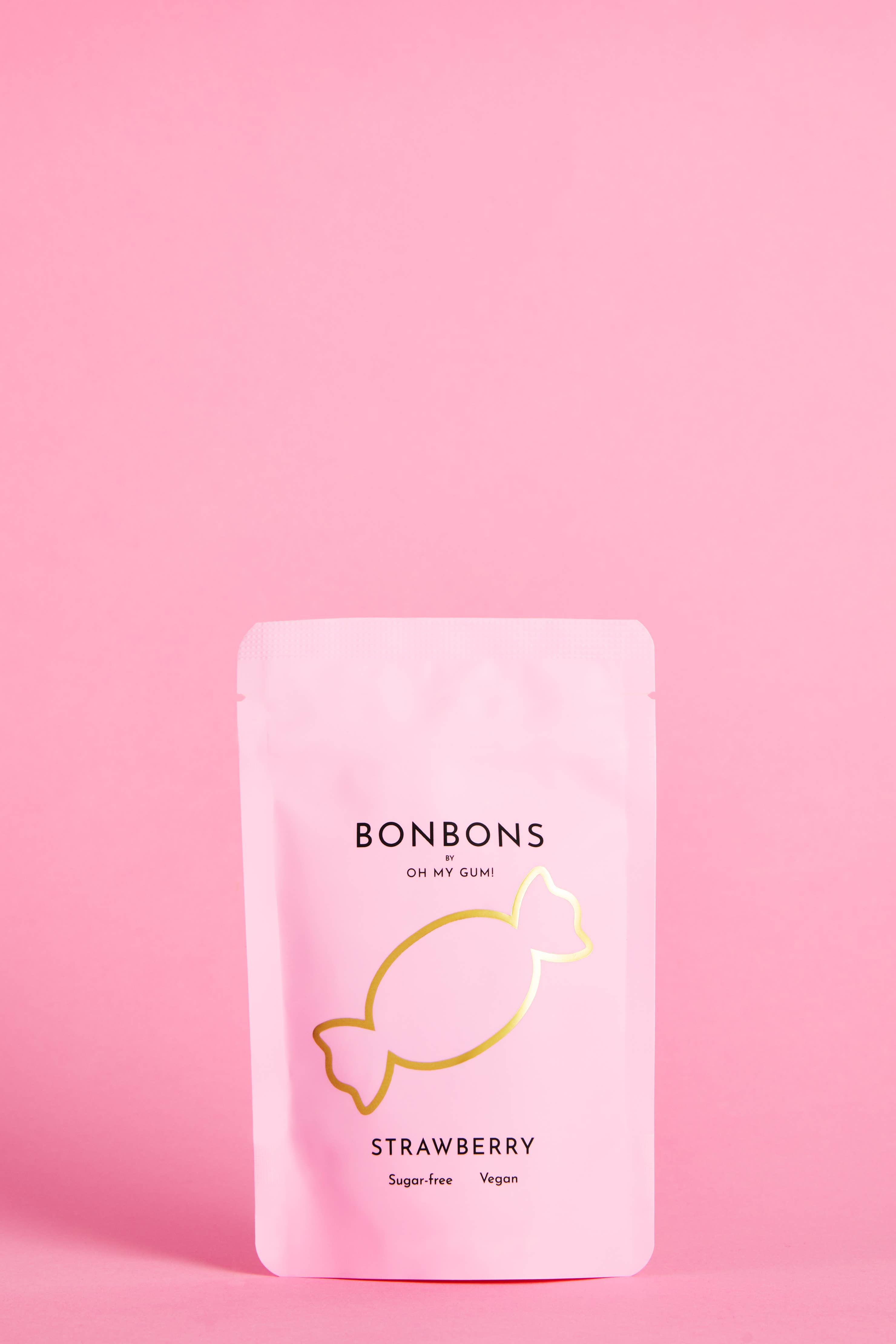 OH MY GUM! - Wholesale Hard Candy - Strawberry Bonbons - Sugarless Hard Candy | Vegan1