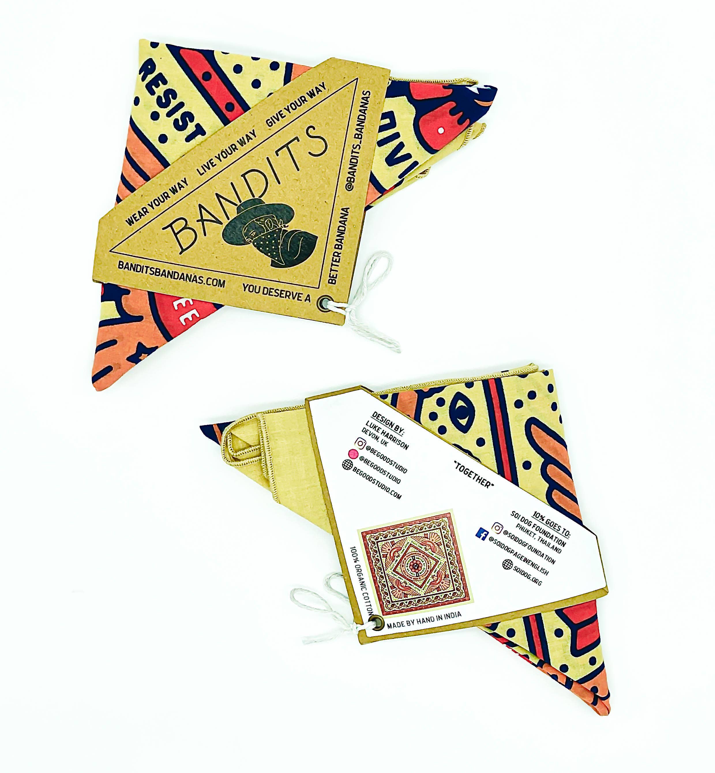 BANDITS Bandanas - Wholesale Bandana - Unisex - "Together"7