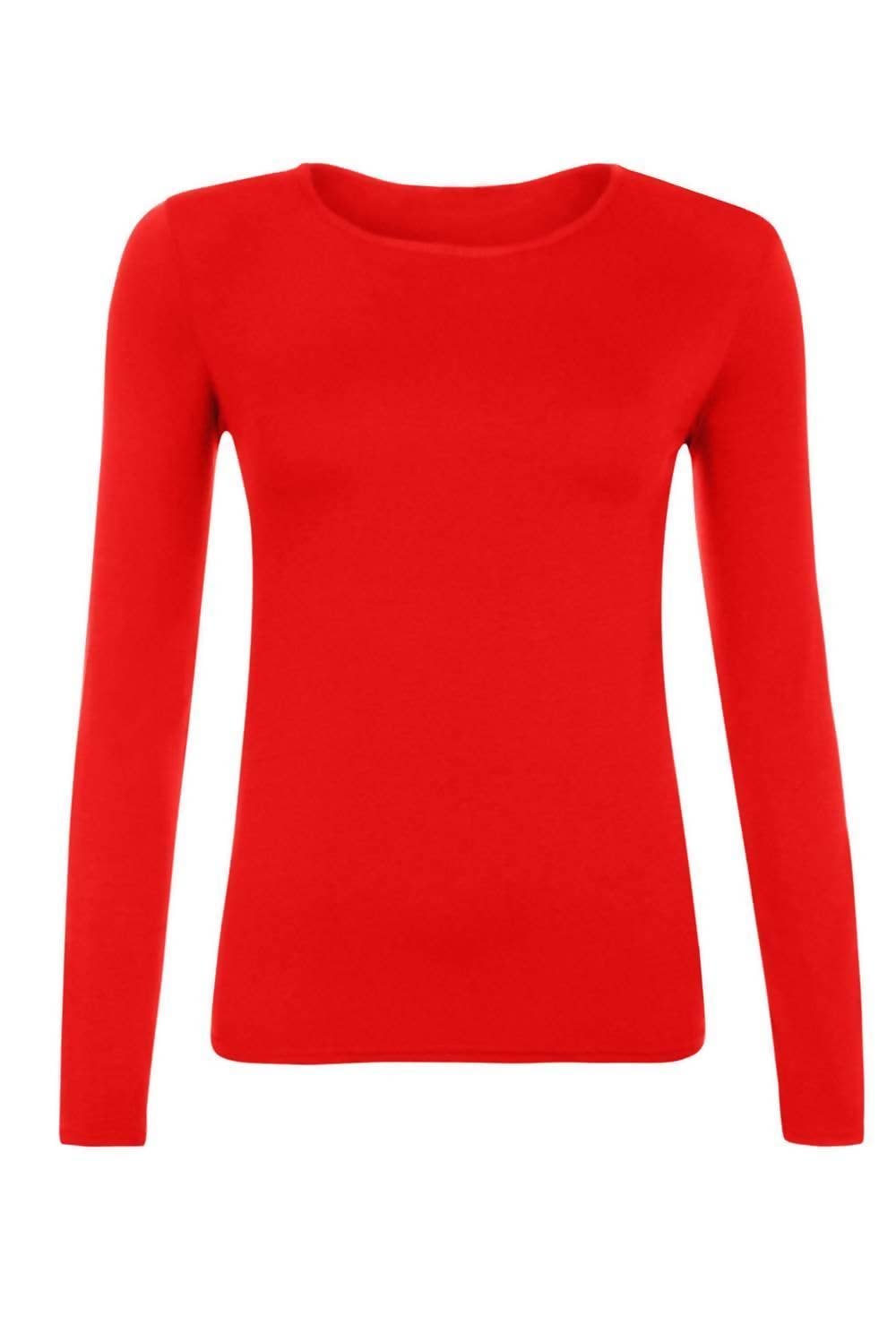 Multi Colored PLAIN VISCOSE LONG SLEEVES TOPS for wholesale on Faire1